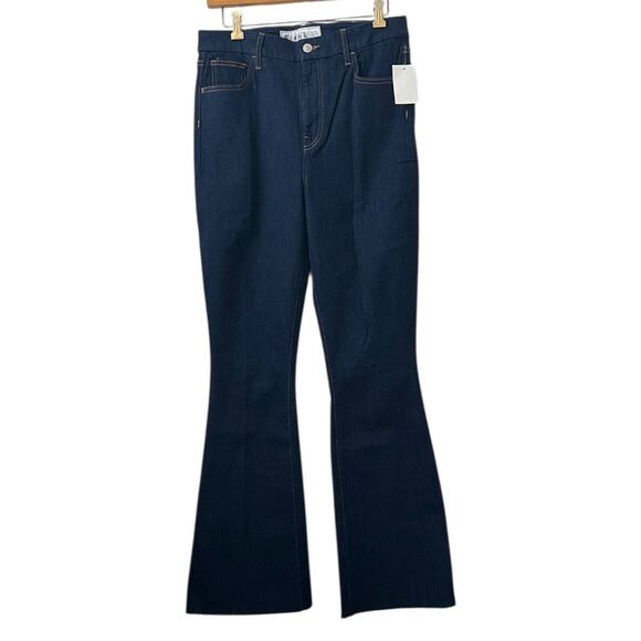 Frank & Eileen Flannigan Flare Jeans In Clear Dark Rinse Size 31 - Picture 2 of 10